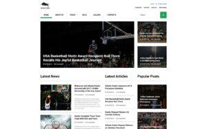 Шаблон Joomla Black Bull - Laconic Sports News Joomla Template