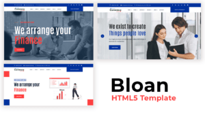 Bloan - Loan HTML5 Website template Website Template