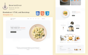 Bowled over - Food and Drink Services HTML Bootstrap Template Kit Website Template