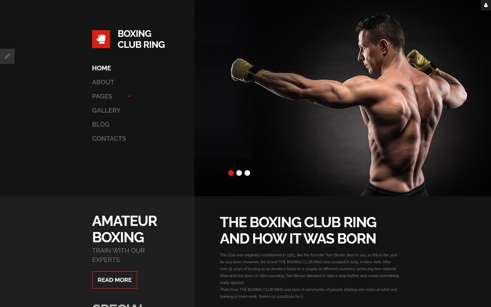 Шаблон Joomla Boxing Responsive Joomla Template