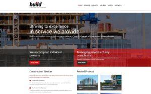 Шаблон Joomla Build - Construction Company Multipage Modern Joomla Template