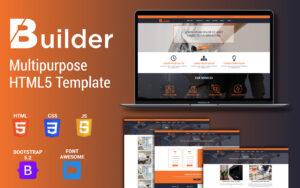 Builder - Responsive HTML5 Template Web for Construction Companies Website Template