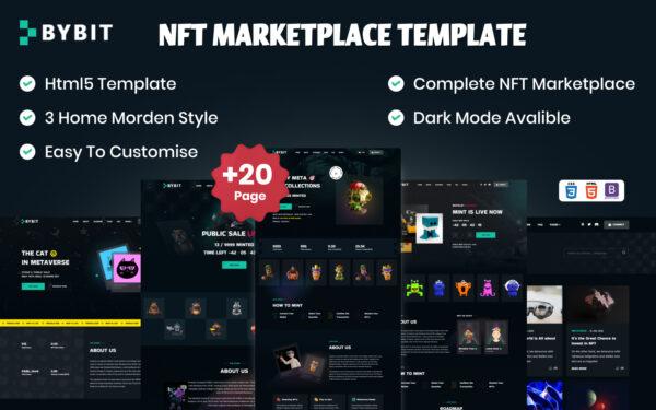 Bybit - NFT Minting/Collection HTML 5 Template Website Template