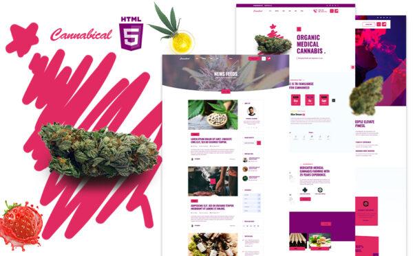 Cannabical | Recreational Cannabis HTML5 Website Template