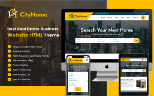 CityHome Real Estate HTML Template Website Template