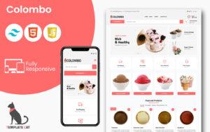 Colombo - Ice Cream Store | Multipurpose eCommerce Website HTML/Tailwind CSS Template Website Template