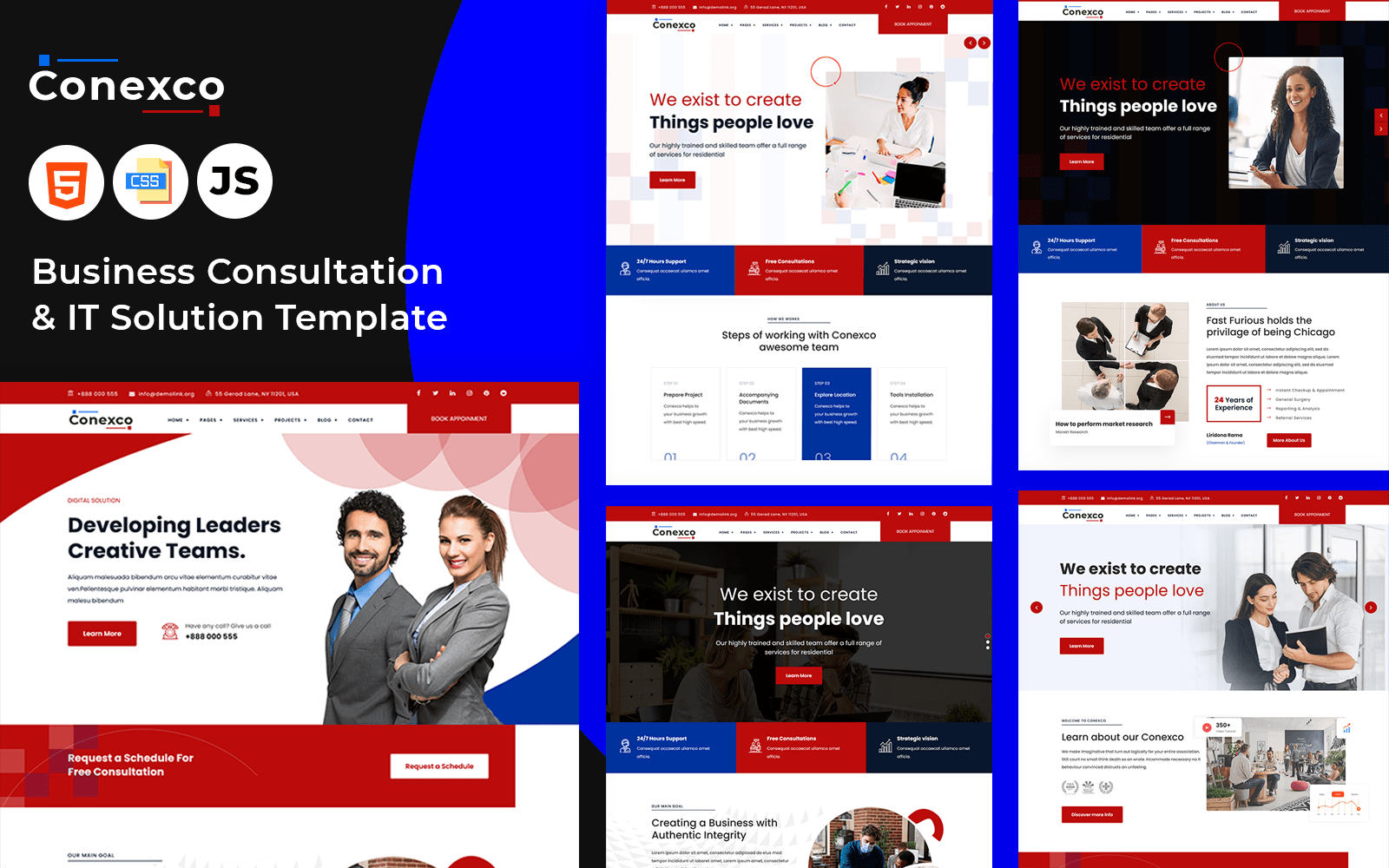 Conexco - Business Consultation and IT Template Website Template