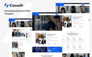 Consulti - Consulting Business HTML Template Website Template