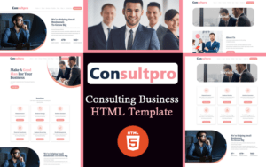 Consultpro – Consulting Business HTML Template Website Template