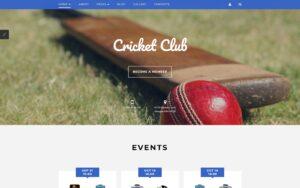 Шаблон Joomla Cricket Club Joomla Template