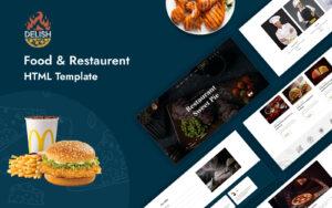 Delish - Multipurpose Food & Restaurent HTML Template Website Template
