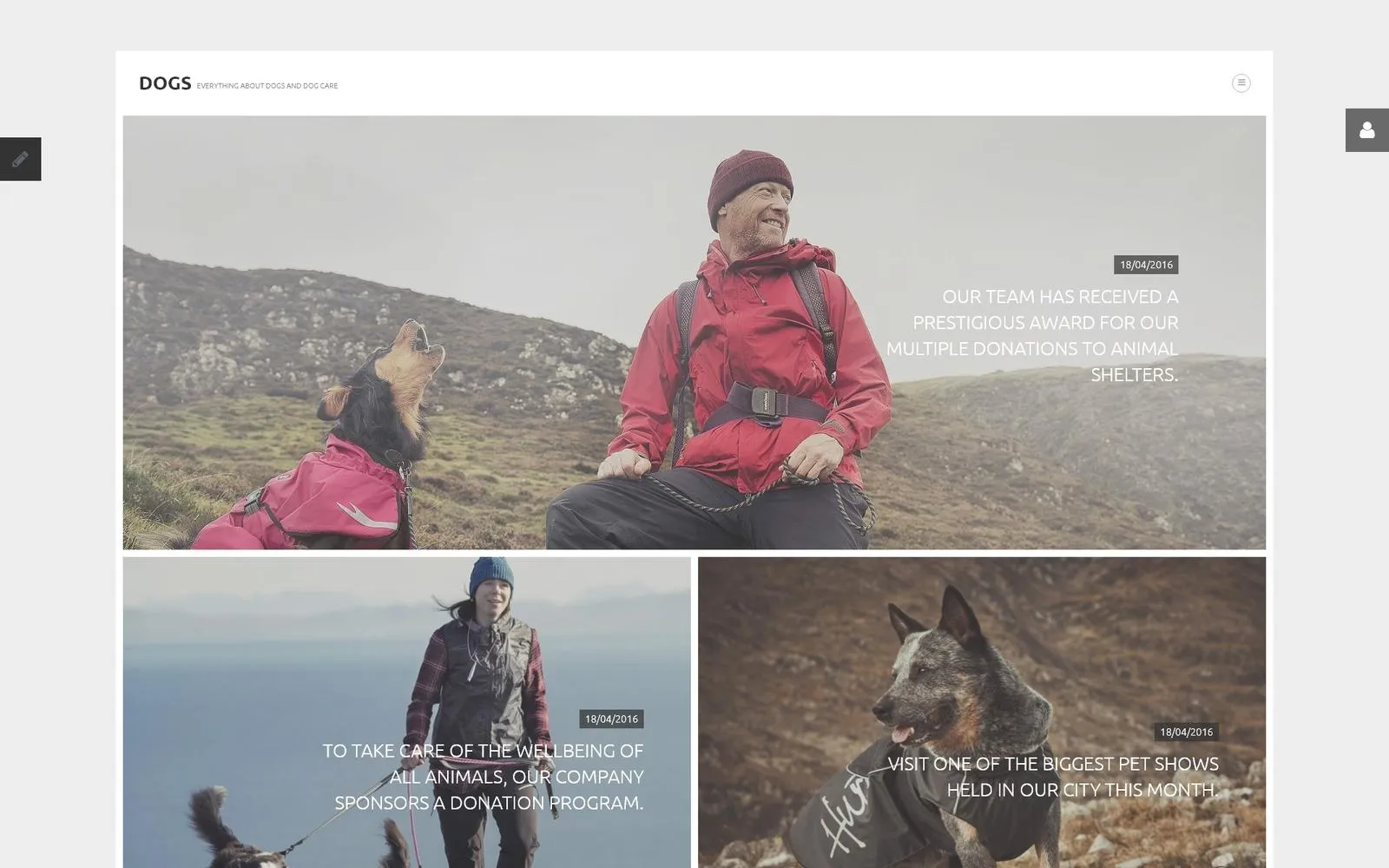 Dogs Joomla Template Dogs Joomla Template