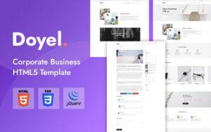 Doyel - Corporate Minimal HTML5 Template Website Template