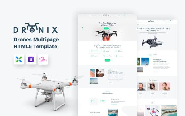 Dronix - Drone Store Website Template