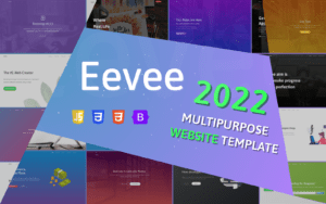 Eevee - Multipurpose Bootstrap HTML Template Website Template
