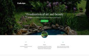 Шаблон Joomla Exdesign - Exterior Design Multipage Creative Joomla Template