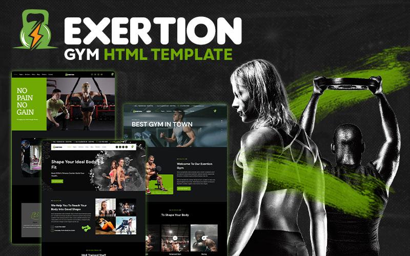 Exertion– Gym HTML Template Website Template