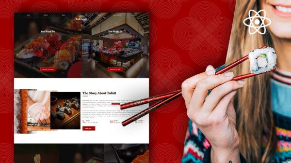 Fattsushi – Japanese Sushi Restaurant React JS Template Website Template