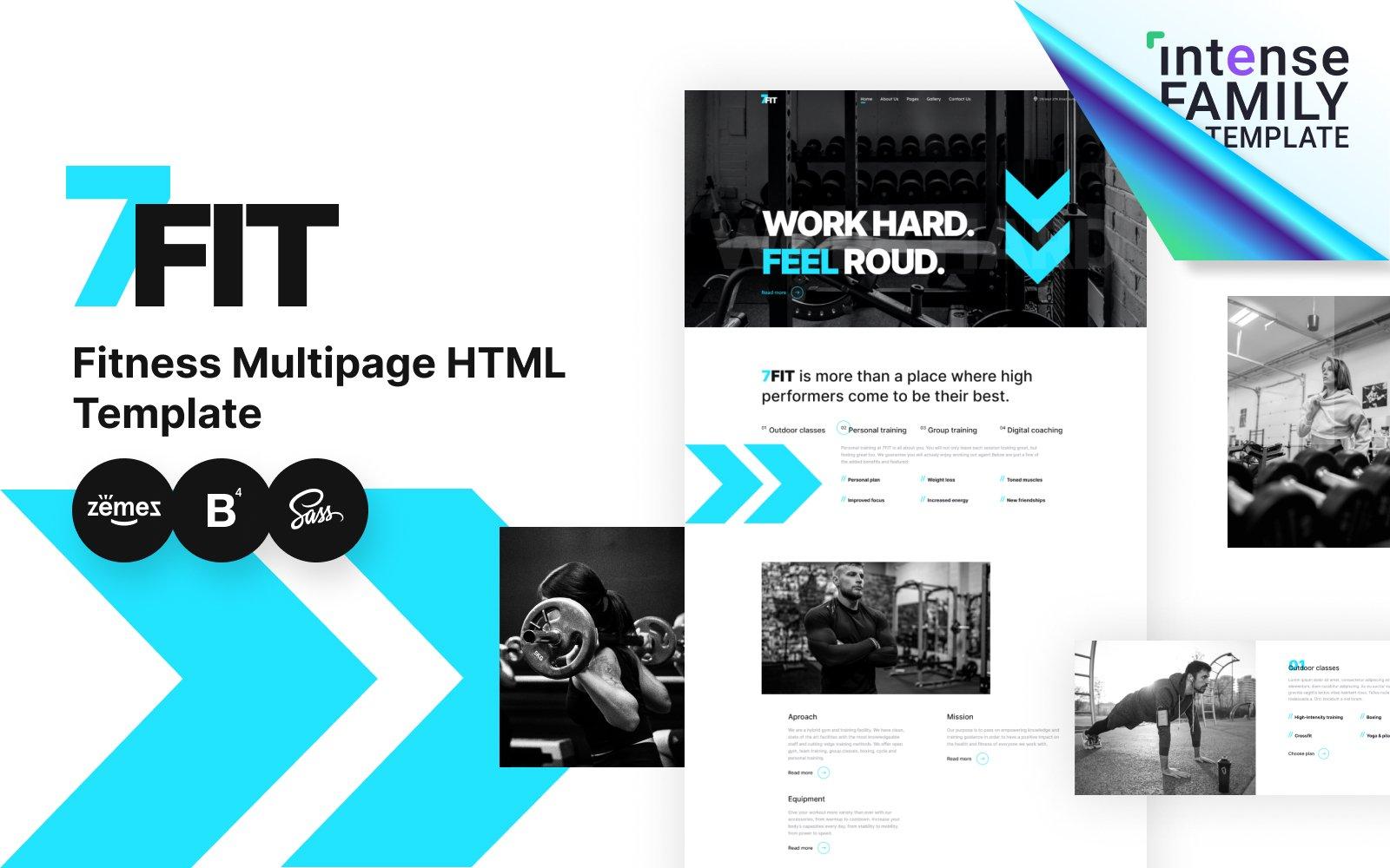 7Fit - Gym HTML5 Responsive Website Template