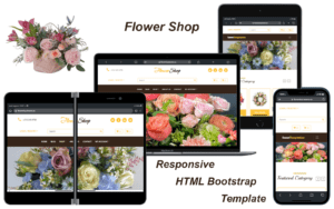 Flower Shop - Responsive HTML Bootstrap Template Website Template