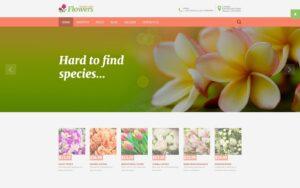 Шаблон Joomla Flowers - Flower Shop Responsive Joomla Template