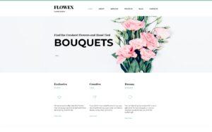 Шаблон Joomla Flowex - Flower Shop Ready-to-Use Clean Joomla Template