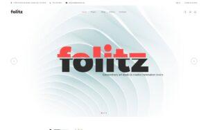 Шаблон Joomla Folitz - Art Studio Minimalistic Joomla Template
