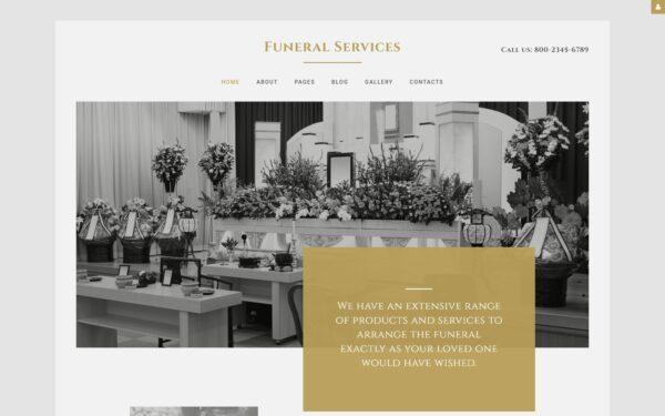 Шаблон Joomla Funeral Services Joomla Template