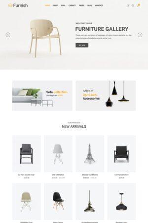 Furnish - Minimalist Furniture Website Template