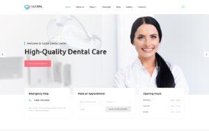 Шаблон Joomla Global Dental Center - Dentistry Clean Usable Joomla Template