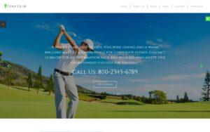 Шаблон Joomla Golf Club - Golf & Sport Joomla Template