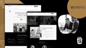 Greyli Modern Agency HTML5 Website Template