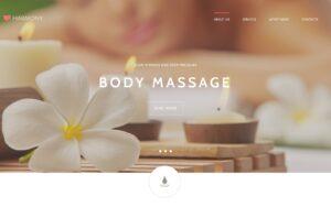 Шаблон Joomla Harmony - Massage Salon Responsive Elegant Joomla Template