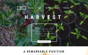 Шаблон Joomla Harvest - Agriculture company Joomla Template
