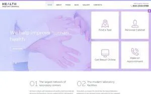 Health Diagnostic Laboratory Joomla Template Health Diagnostic Laboratory Joomla Template