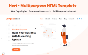 Hori - Multipurpose HTML Template Website Template