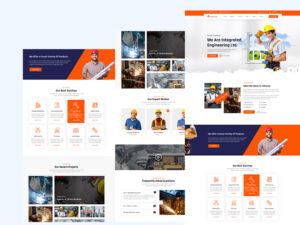 Industrya - Factory Industrial HTML5 Template Website Template