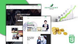 Investany Professional Financial Investment HTML5 Template Website Template