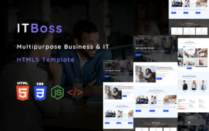 ITboss - Multipurpose Business and IT Solution HTML5 Template Website Template