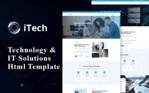 iTech - Technology & IT Solutions HTML5 Template Website Template