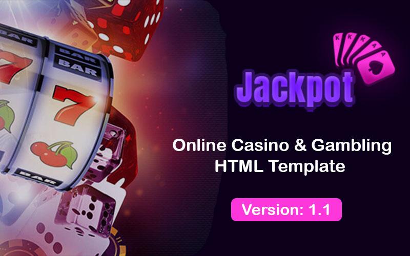 Jackpot - is unique and user-friendly Casino & Gambling HTML Template Website Template
