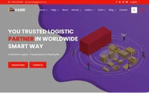 Kabir - Logistic & Moving Company Website Template Kabir - Logistic & Moving Company Website Template