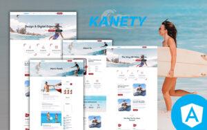 Kanety Water Sports Multipurpose Angular Website Template