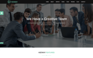 Keeway Digital Marketing Agency Website Template