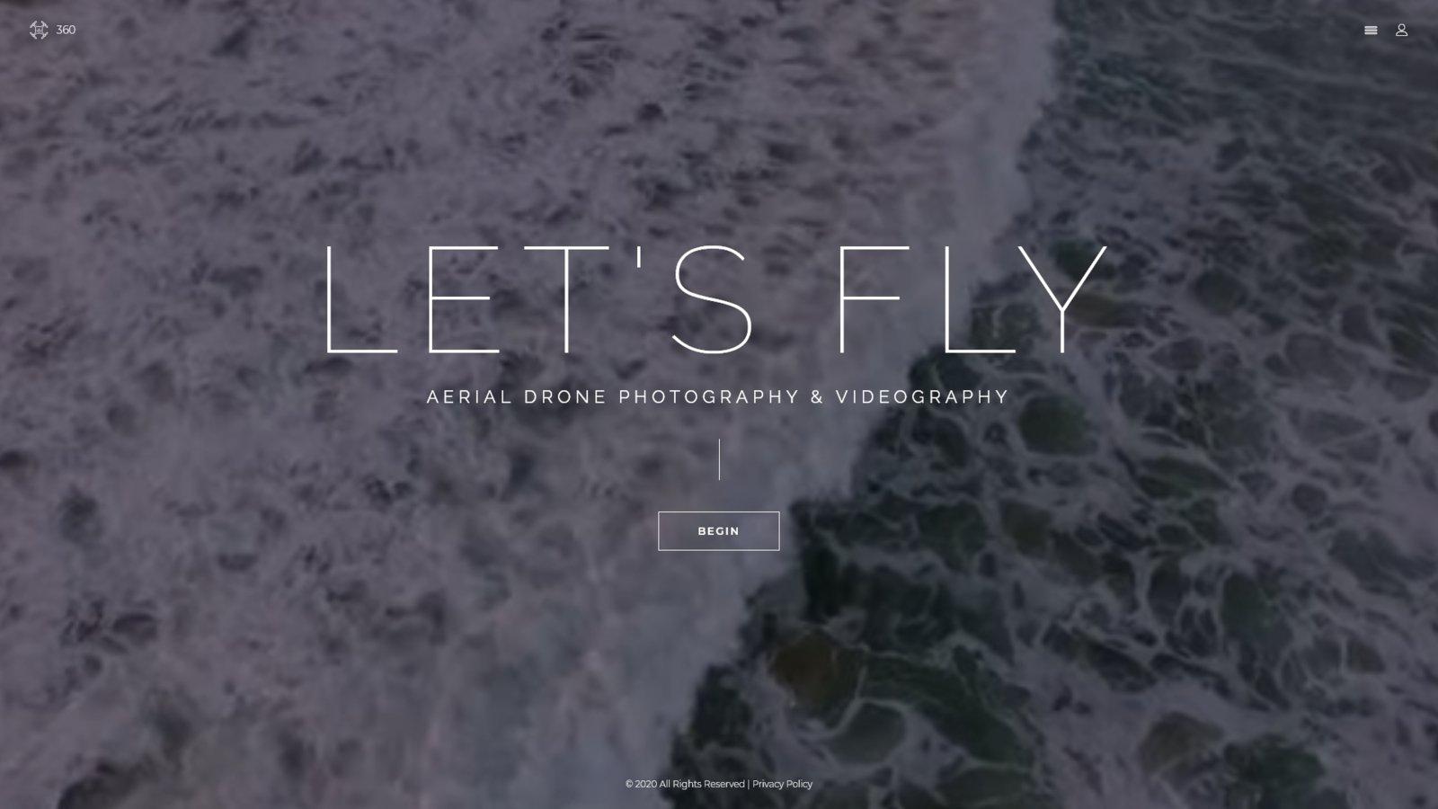 Шаблон Joomla Let's Fly - Aerial Photography & Videography Joomla Template