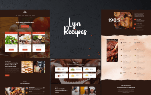 Шаблон Joomla Lyn Recipes Food Restaurant Joomla Template