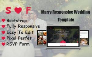 Marry - Responsive Wedding HTML Template Website Template