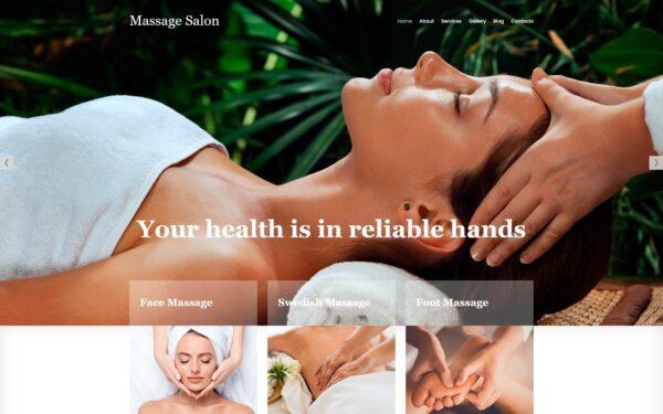 Шаблон Joomla Massage Salon Ready-to-Use Modern Joomla Template