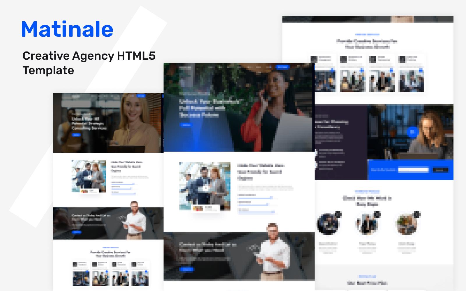Matinale-Creative Agency HTML5 Template Website Template