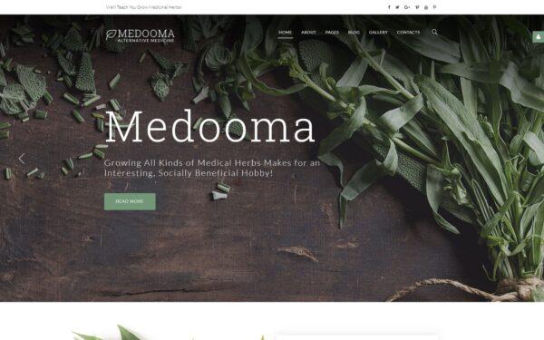 Шаблон Joomla Medooma - Alternative Medicine Joomla Template